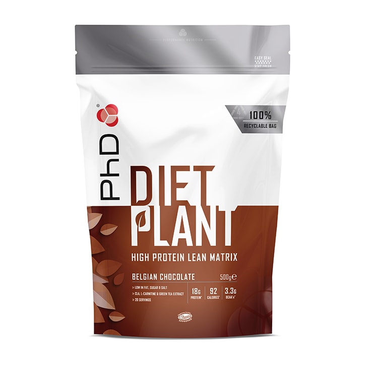 PhD Diet Plant Belgian Chocolate 500g